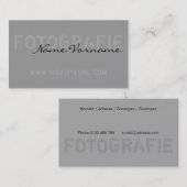 fotografie visitenkarte (Vorne/Hinten)