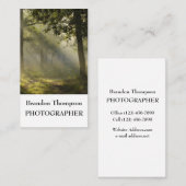 Fotografie Visitenkarte (Vorne/Hinten)