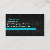 Fotografie Visitenkarte (Rückseite)