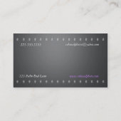 Fotografie Visitenkarte (Rückseite)