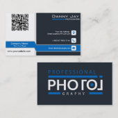 Fotografie-Visitenkarte, 3,5" x 2,0", 100 Satz Visitenkarte (Vorne/Hinten)