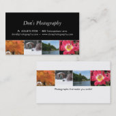 Fotografie Visitenkarte 4 Saisons (Vorne/Hinten)