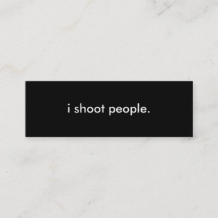 Fotografie-Visitenkarte Mini Visitenkarte