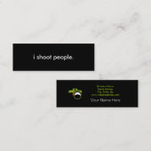 Fotografie-Visitenkarte Mini Visitenkarte (Vorne/Hinten)