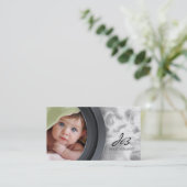 Fotografie-Visitenkarte-rauchige Lichter Visitenkarte (Stehend Vorderseite)