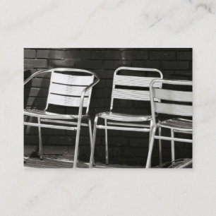 Fotografie-Visitenkarte-Stühle Visitenkarte