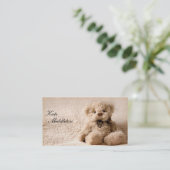 Fotografie-Visitenkarte - Teddybär Visitenkarte (Stehend Vorderseite)