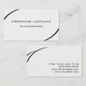 Fotografie-Visitenkarte Visitenkarte (Vorne/Hinten)