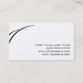 Fotografie-Visitenkarte Visitenkarte (Rückseite)