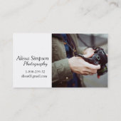 Fotografie-Visitenkarte Visitenkarte (Rückseite)