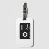 Fotografie Visitenkarte #Visitenkarte Gepäckanhänger (Vorderseite Vertikal)