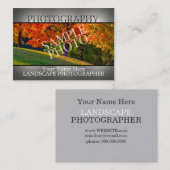 Fotografie Visitenkarten | DIY-Vorlagen Visitenkarte (Vorne/Hinten)