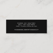 Fotografie - Visitenkarten Mini Visitenkarte (Rückseite)