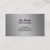 Fotografie-Visitenkarten Visitenkarte (Rückseite)