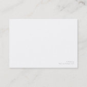 Fotografie-Visitenkarten Visitenkarte (Rückseite)