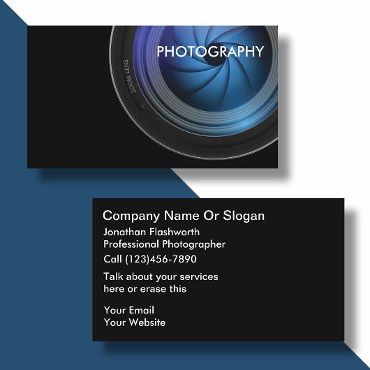 Fotografie Visitenkarten Visitenkarte