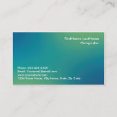 Fotografie-Visitenkarten Visitenkarte (Rückseite)