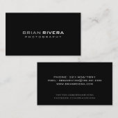 Fotografie - Visitenkarten Visitenkarte (Vorne/Hinten)