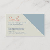 Fotografie von Aquarellbildern Visitenkarte (Rückseite)