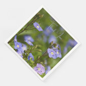 Fotografie von Blume Serviette (Ecke)