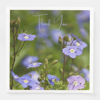 Fotografie von Blume Serviette