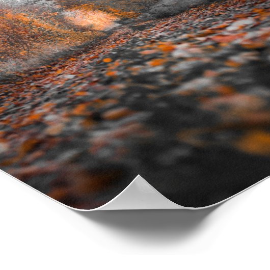 Fotografie von Fallbaumen Poster (Ecke)