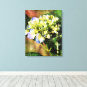 Fotografie von Hydrangea Leinwanddruck (Insitu (Holzboden))