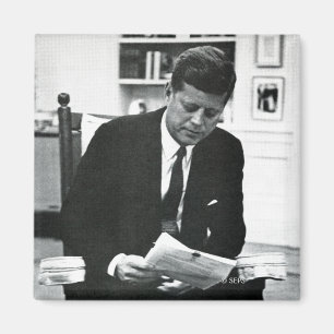 Fotografie von John F. Kennedy 2 Magnet