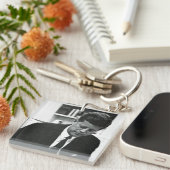 Fotografie von John F. Kennedy 2 Schlüsselanhänger (Vorderseite rechts)