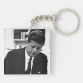 Fotografie von John F. Kennedy 2 Schlüsselanhänger (Rückseite)