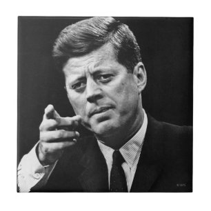 Fotografie von John F. Kennedy 3 Fliese