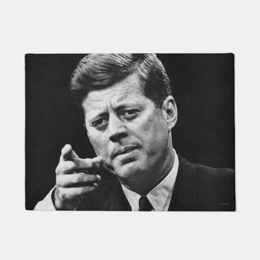 Fotografie von John F. Kennedy 3 Fußmatte (Vorderseite)