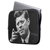 Fotografie von John F. Kennedy 3 Laptopschutzhülle (Vorderseite Links)