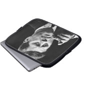 Fotografie von John F. Kennedy 3 Laptopschutzhülle (Vorne Knopf)