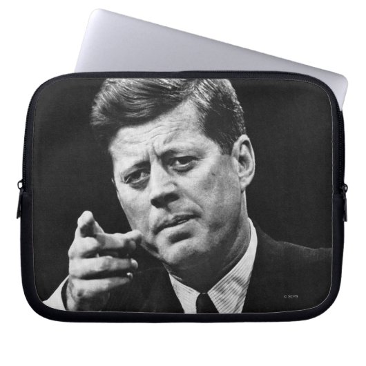 Fotografie von John F. Kennedy 3 Laptopschutzhülle (Vorderseite)