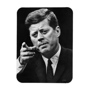 Fotografie von John F. Kennedy 3 Magnet