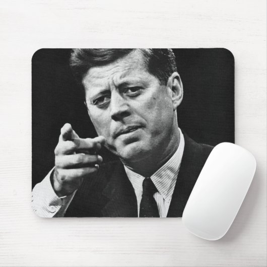 Fotografie von John F. Kennedy 3 Mousepad (Mit Mouse)
