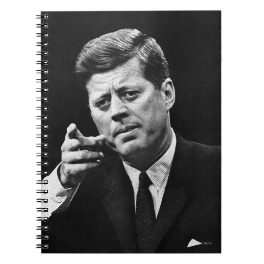 Fotografie von John F. Kennedy 3 Notizblock (Vorderseite)