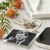 Fotografie von John F. Kennedy 3 Schlüsselanhänger (Vorderseite rechts)