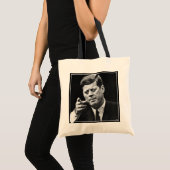 Fotografie von John F. Kennedy 3 Tragetasche (Vorderseite (Produkt))
