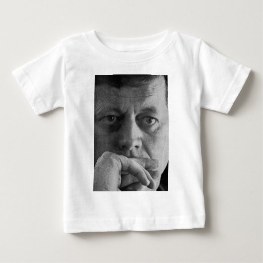 Fotografie von John F. Kennedy Baby T-shirt (Vorderseite)