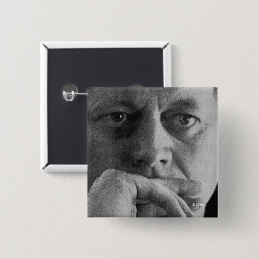 Fotografie von John F. Kennedy Button (Vorne & Hinten)