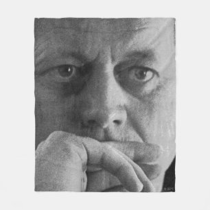 Fotografie von John F. Kennedy Fleecedecke