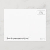 Fotografie von männlichen Elchen Antlers Feldherbs Postkarte (Rückseite)