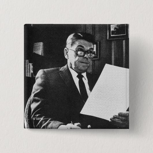 Fotografie von Ronald Reagan Button (Vorderseite)