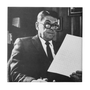 Fotografie von Ronald Reagan Fliese