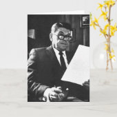 Fotografie von Ronald Reagan Karte (Gelbe Blume)