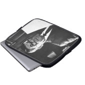 Fotografie von Ronald Reagan Laptopschutzhülle (Vorne Knopf)