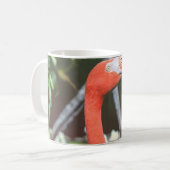 Fotografie von rotem Langhals Kaffeetasse (Vorderseite Links)