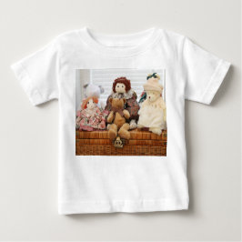 Fotografie von Spielzeug auf T - Shirt, gestopfte Baby T-shirt